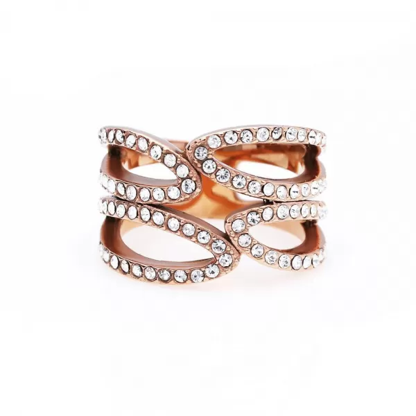 Prstýnek 8057, růžové zlacení, velikost 58 SRI.8057