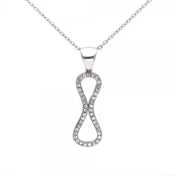 Náhrdelník 8008, stříbrný SNE.8008