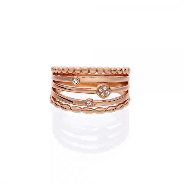 Prstýnek 70027, růžové zlacení, velikost 56 SRI.70027.A