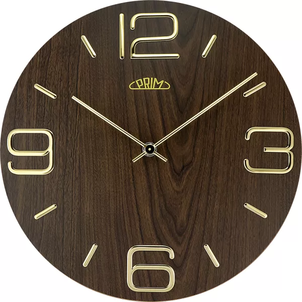 Nástěnné hodiny PRIM Timber Noble I E01P.4084.54