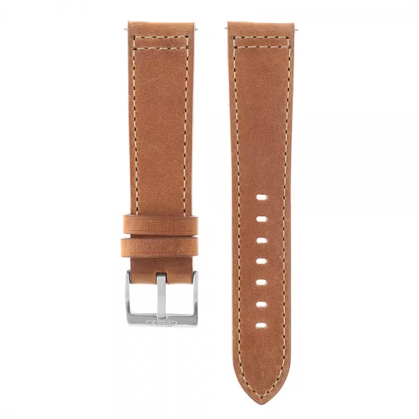 RB.13191 (22 mm) - světle hnědý - PRIM Pilot Dual Time RB.13191.2220.5151.L.A.S.P