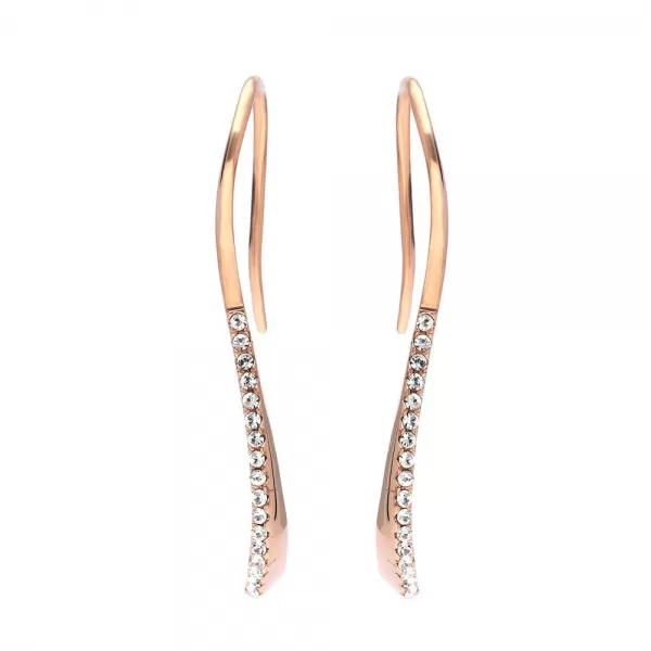 Náušnice 7938, růžové zlacení SER.7938