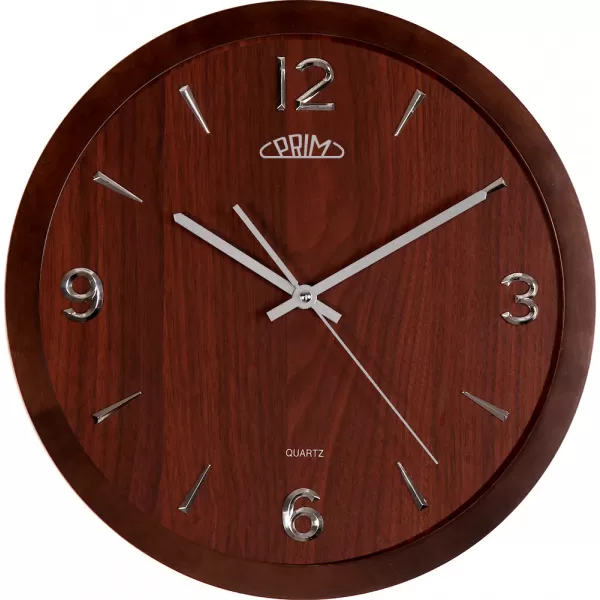 Nástěnné hodiny PRIM Wood Style III E07P.3886.54