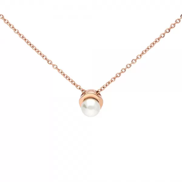 Náhrdelník 8002, růžové zlacení SNE.8001