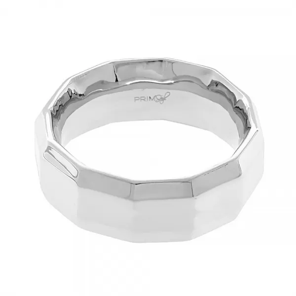 Nerezový prsten 8059 (velikost 63) - stříbrné barvy