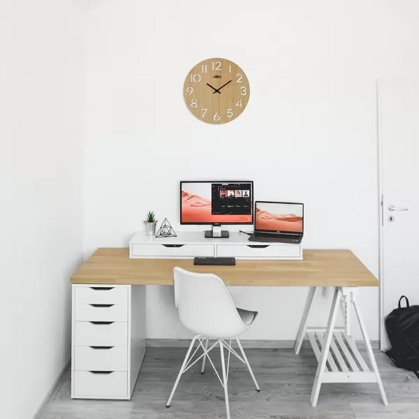 Nástěnné hodiny PRIM Authentic Veneer - B E07P.4242.51