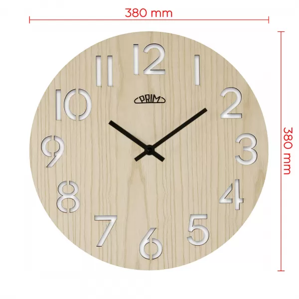 Nástěnné hodiny PRIM Authentic Veneer - A E07P.4242.53
